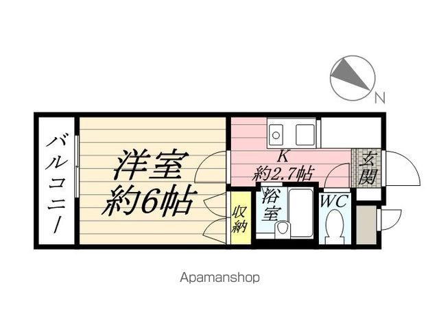 【大田区北嶺町のマンションの間取り】