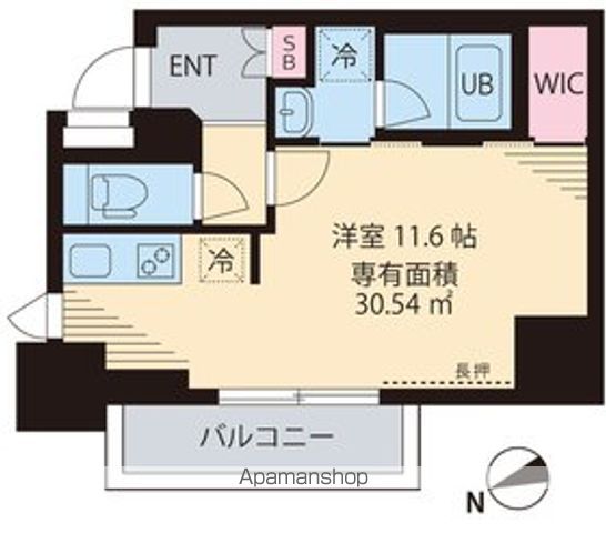 【中野区弥生町のマンションの間取り】