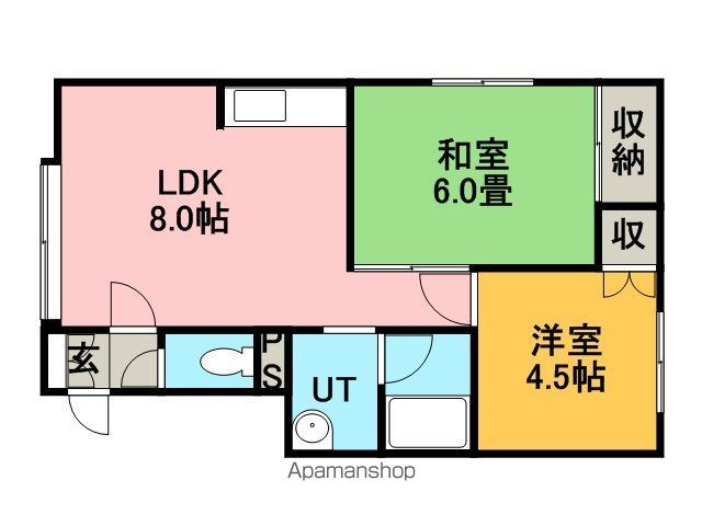 パレス木下の間取り写真