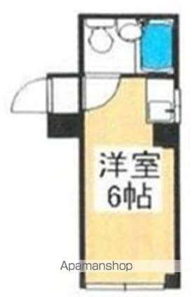 クロノス北小岩[1R/13m2]の間取図