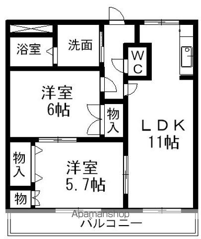 間取り：223040373081
