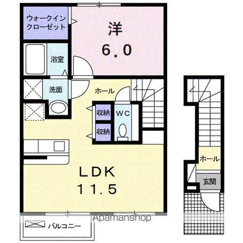 ラルジュの間取り写真