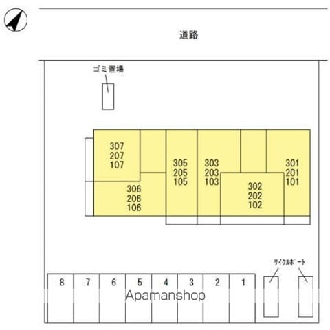 ＣＡＳＡ白金 302 ｜ 福岡県福岡市中央区白金１丁目11-28（賃貸アパート1R・3階・29.25㎡） その24