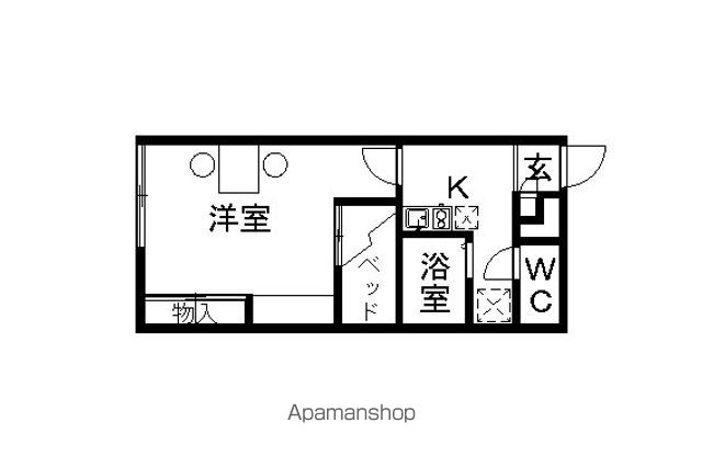 レオパレスDEPARTURESの間取り写真