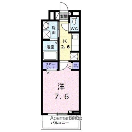二番館[1K/27.02m2]の間取図