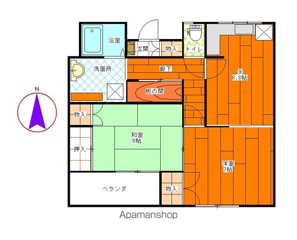 アップルハウス飯野　１号館のイメージ