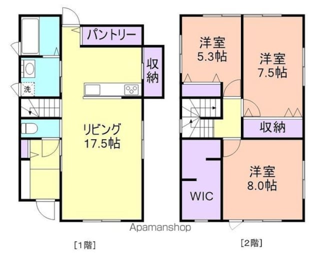 和歌山県和歌山市関戸３丁目[3LDK/98.7m2]の間取図