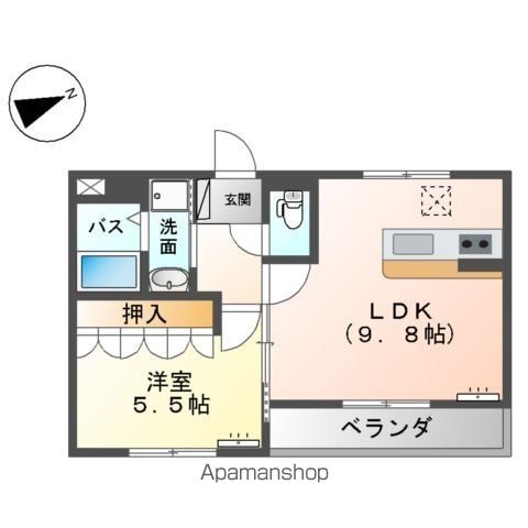 ベルソルトの間取り写真