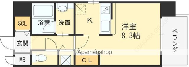 スプランディッド野江の間取り写真