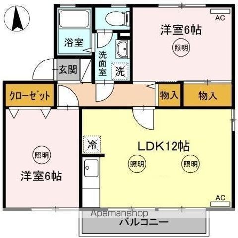 グランドール寺岡の間取り写真