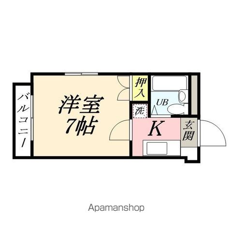 21ハイムB棟の間取り写真