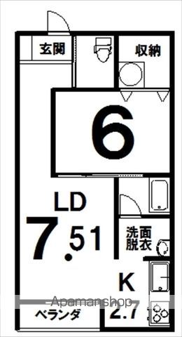 ユトリロ電信通の間取り写真