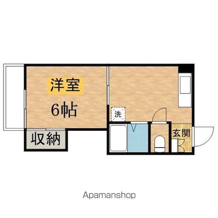 ハイグレース[1K/20m2]の間取図