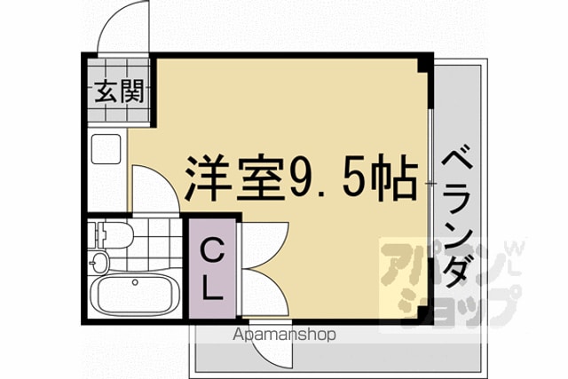 ウィステリア神楽岡の間取り写真