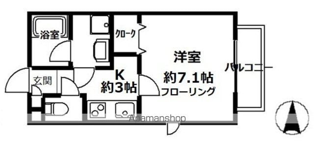 第二ニューツルミメゾンの間取り写真