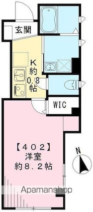 Ｓｏｌａｎａ　ＳＥＫＩＹＡ　ソラーナ　セキヤ[1K/27.25m2]の間取図
