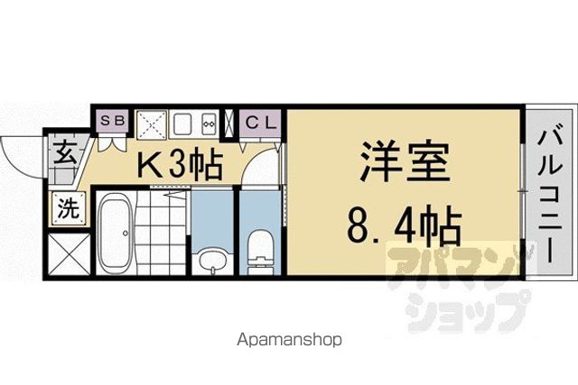 RA GRANDE 京都太秦の間取り写真