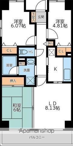 アーバンパーク市ヶ尾の間取り写真