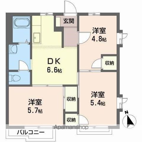 ユリエールの間取り写真
