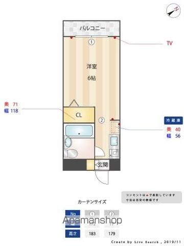 【メゾン・ド・香椎参道の間取り】