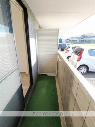 スカイハイツＷ[1K/25.92m2]のバルコニー