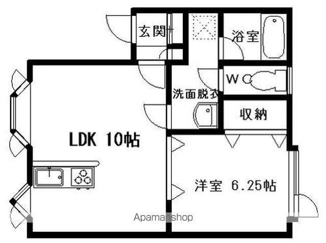 CASTLE M・KIIIの間取り写真