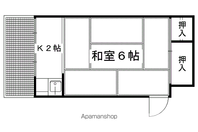 岡田アパートの間取り写真