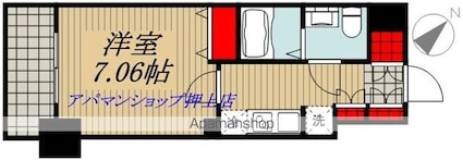 アイル東京向島弐番館[1K/25.62m2]の間取図