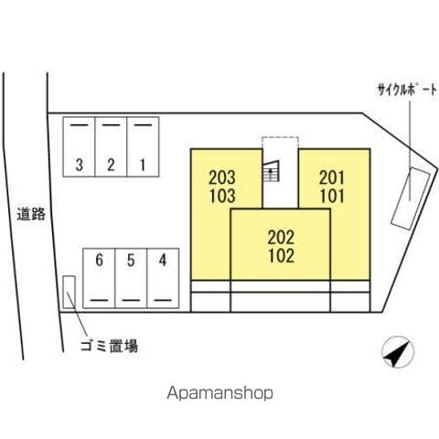 ＤーＲＯＯＭ博多南　弐番館 101 ｜ 福岡県福岡市博多区板付２丁目5-27（賃貸アパート1LDK・1階・42.93㎡） その13