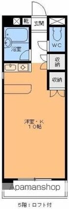 サン・レオン二番館[1R/24m2]の間取図