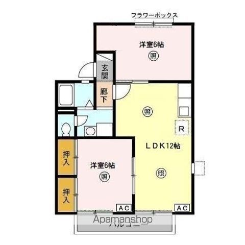 エクレール五井西 ABの間取り写真