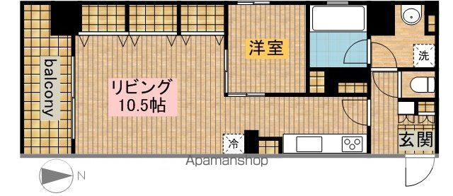 C.P.PURE1608の間取り写真