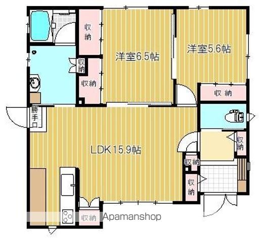 近鉄けいはんな線 荒本駅 徒歩12分 1階建 築13年の間取り写真