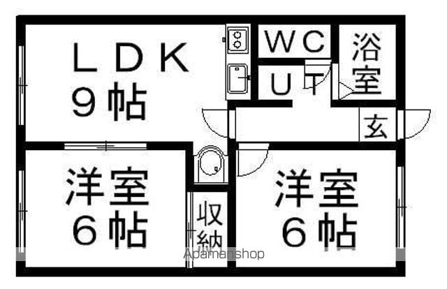 ラフォーレ新札幌Aの間取り写真