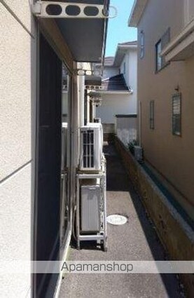 ウッディハウス林[1K/20.15m2]のバルコニー