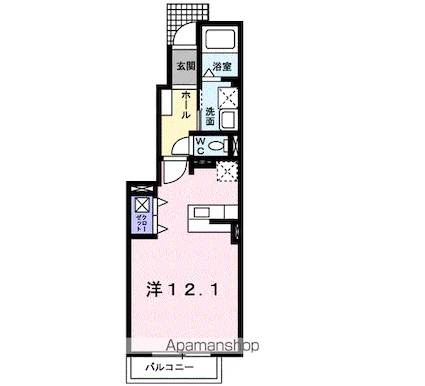 ノーブルＡ[1R/32.9m2]の間取図