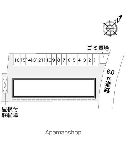 レオパレスヴィラポワール 210 ｜ 千葉県鎌ケ谷市東道野辺３丁目6-2（賃貸アパート1K・2階・28.02㎡） その14