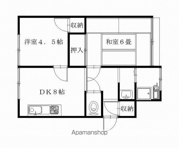 富士ビューマンションIの間取り写真