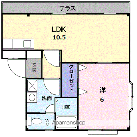 サンフォレストＦＵＪＩの間取り