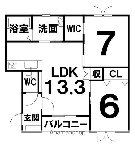 IRUNEの間取り写真