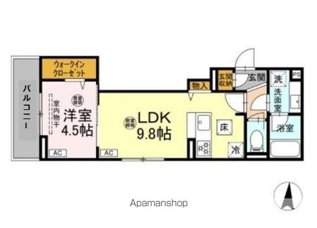 DーKOWARIの間取り写真