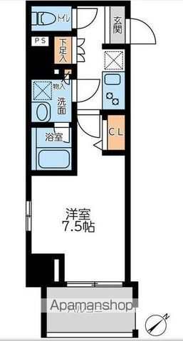 プライマル横濱平沼橋の間取り写真