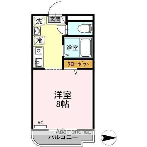 マンションフレンドの間取り写真