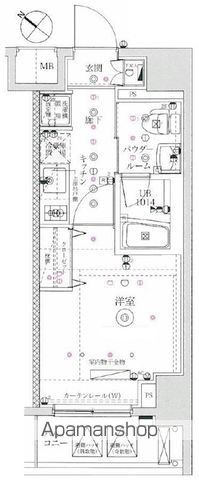 イアース横濱関内の間取り