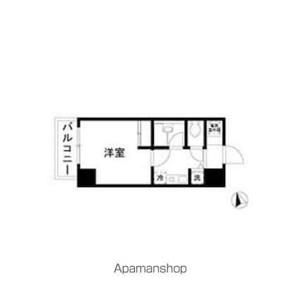 Ｕｒｂａｎ　Ｌｉｎｋ蒲田[1K/20.36m2]の間取図