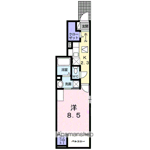 ラ・フォーレ10Bの間取り写真