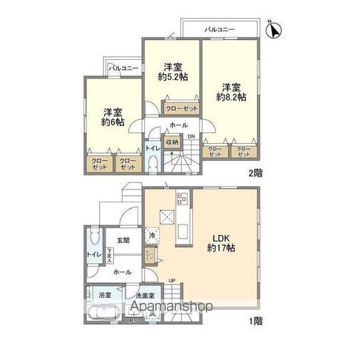 【ＫＯＬＥＴ船橋三山０５の間取り】