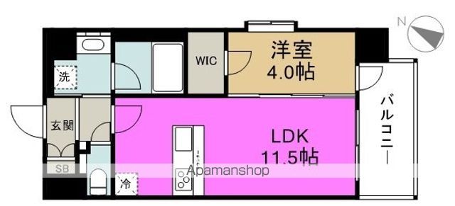 スプランディッド中之島DUEの間取り写真