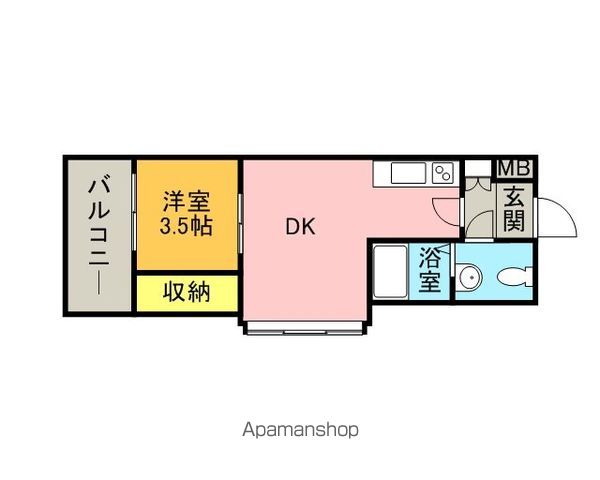 No54 WES−PROJECT博多駅南の間取り写真