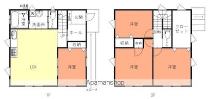 サンルーム長者[4SLDK/105.98m2]の間取図